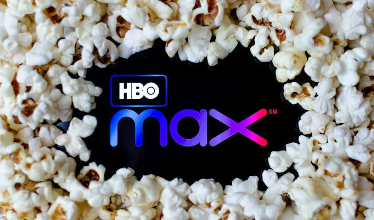 HBO Max and popcorn