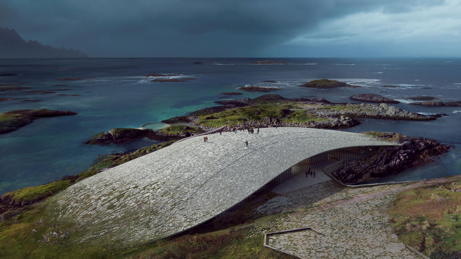 Design of The Whale visitor centre in Northern Norway