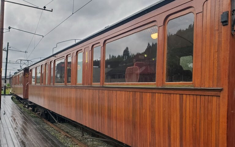 Thamshavnbanen Orkanger heritage railway in Norway