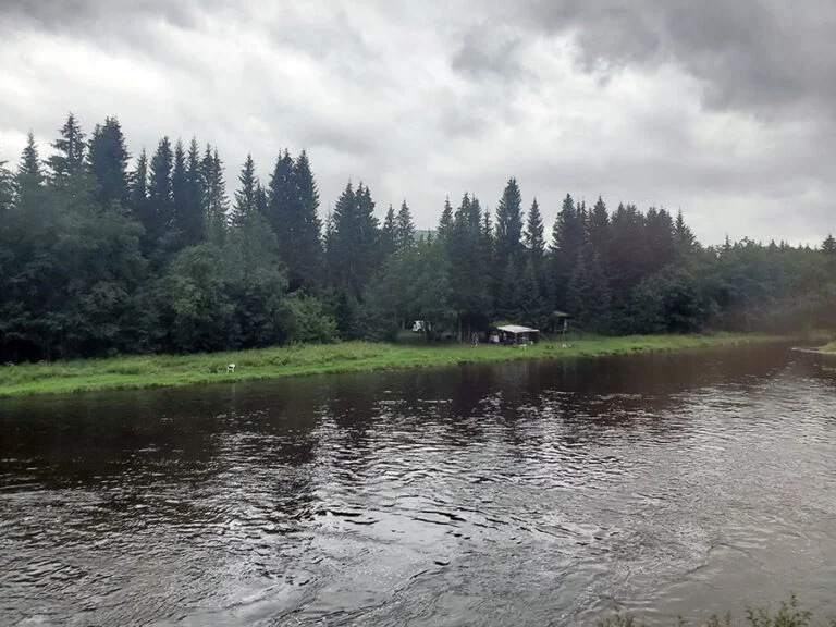 Orkla river view from the heritage railway.