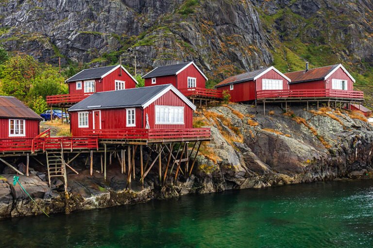 Fishing cabins in Lofoten