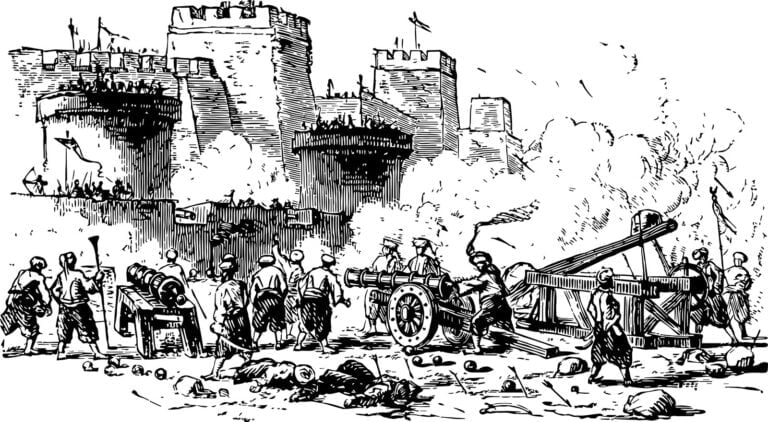 Drawing of Constantinople.