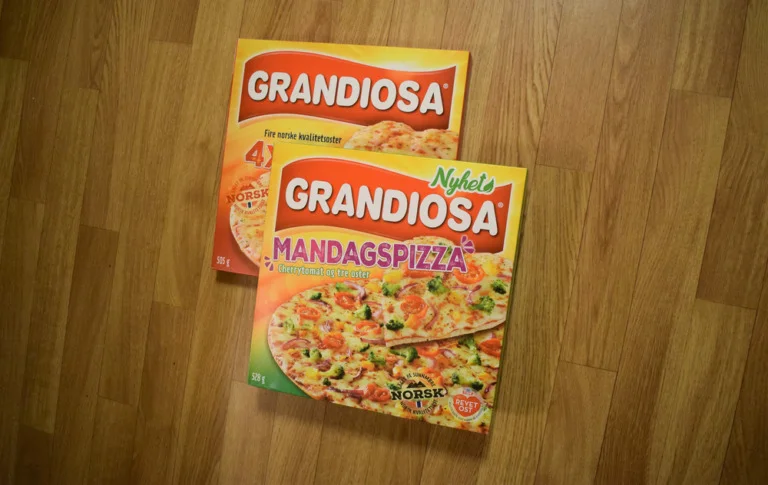 Grand frozen pizza i Norge.  Foto: SiljeAO / Shutterstock.com