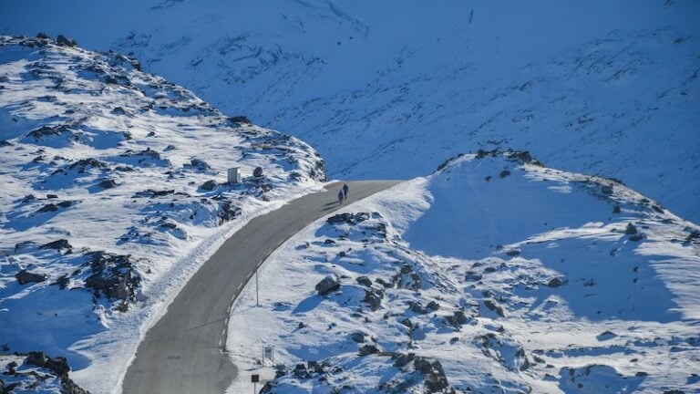 A dangerous road in Norway