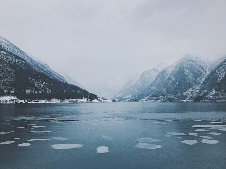 Norway winter landscape