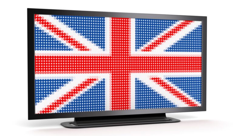 British TV image