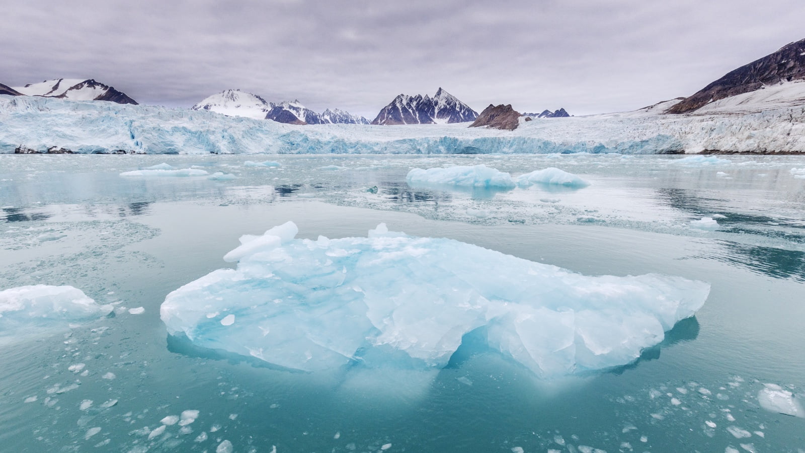 Spectacular Spitsbergen coastline