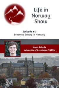 Erasmus Study in Norway Pin