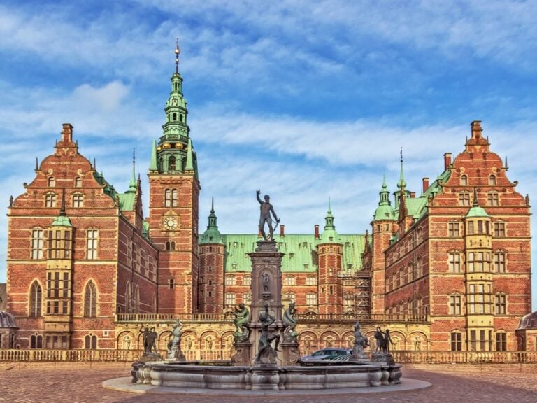 Frederiksborg Palace was built as a royal residence for King Christian IV of Denmark-Norway.
