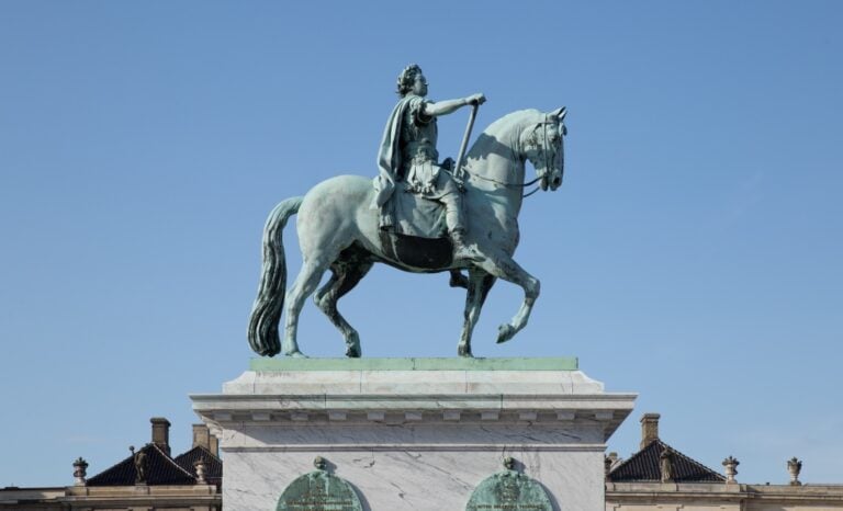 Statue of King Frederic V of Denmark-Norway in Copenhagen. Photo: Chris Hall / Shutterstock.com.