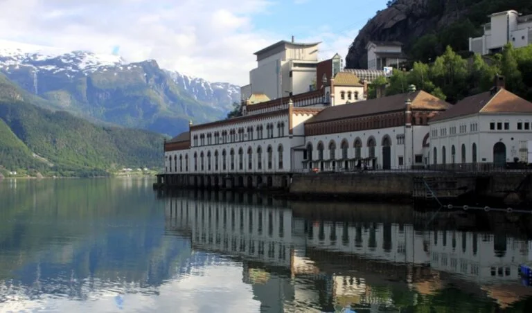 A former power plant in Odda Norway