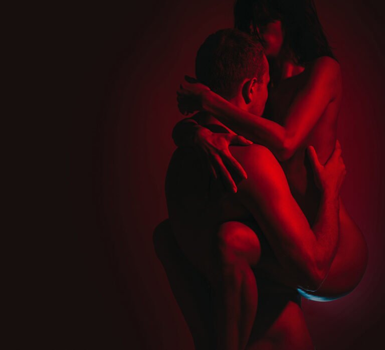 An intimate couple.