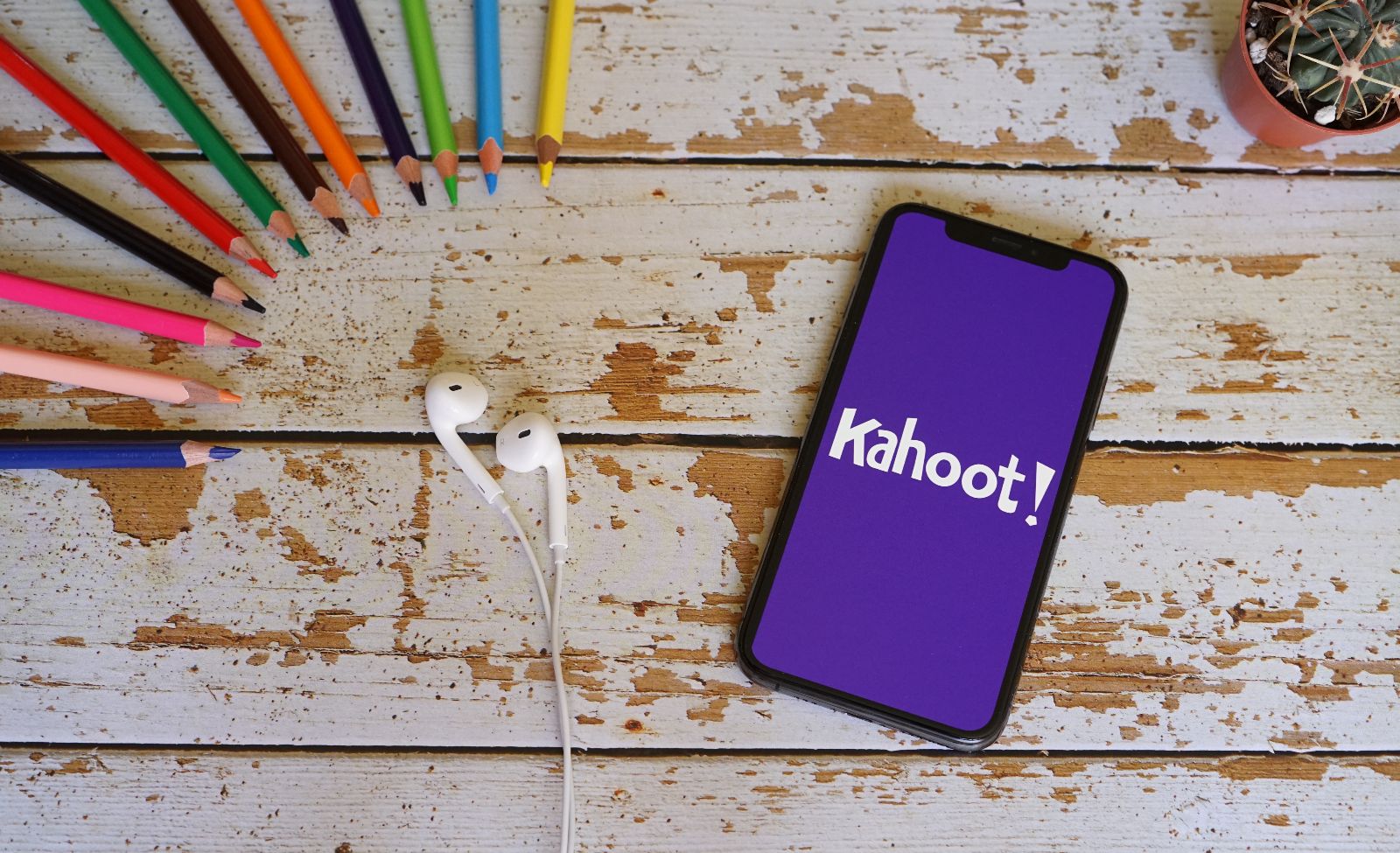 Kahoot quiz app on a smartphone
