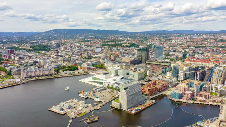 Oslo waterfront skyline