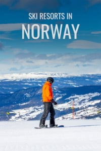 Norway Ski Resorts pin