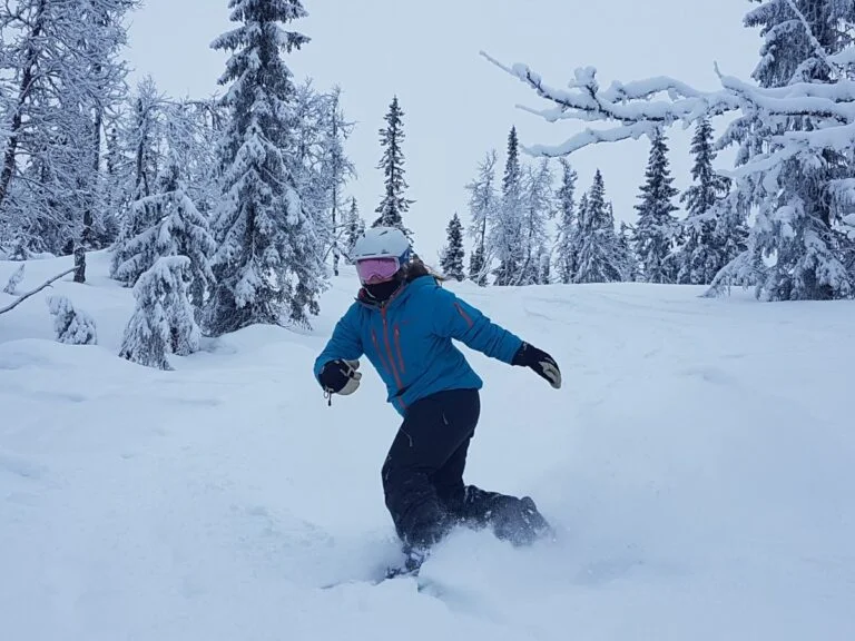 The 'powder wood' at Kvitfjell ski resort