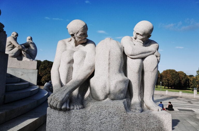 Granite statues at Vigeland Park, Oslo.
