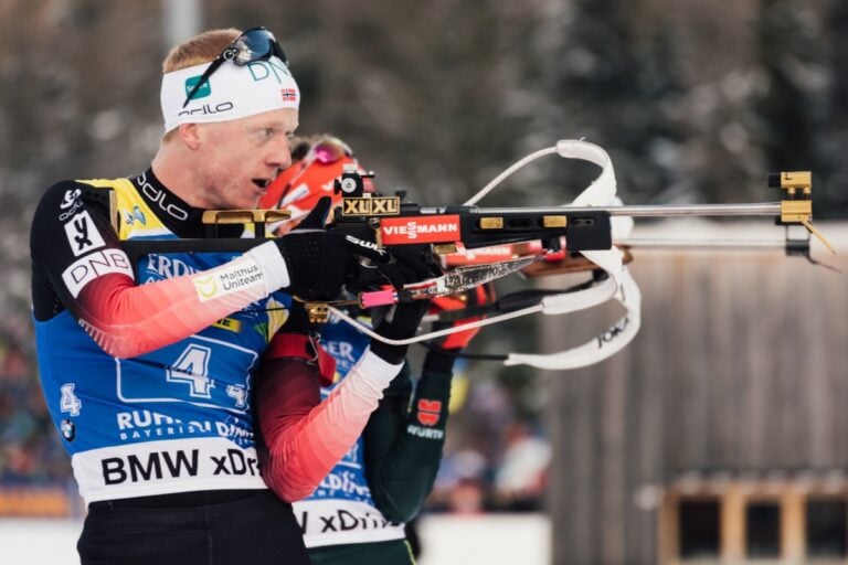 Johannes Thingnes Bø, Norway biathlon winner. Photo: Bartosz Wlazlak / Shutterstock.com.