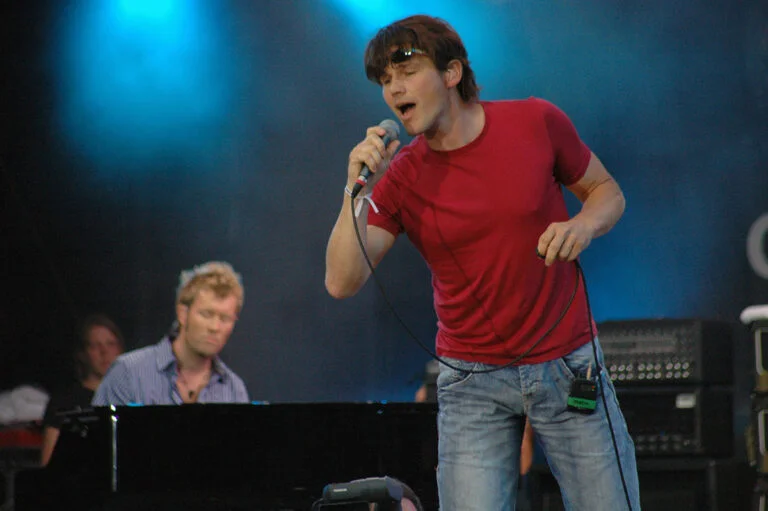 Morten Harket opptrer med A-ha i Berlin i 2005. Foto: 360b / Shutterstock.com.