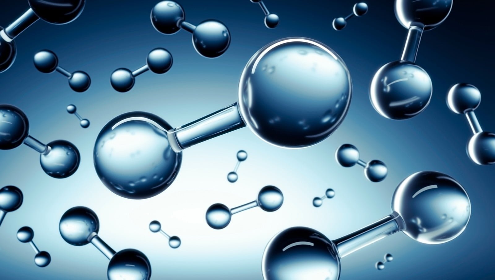 Hydrogen research illustration