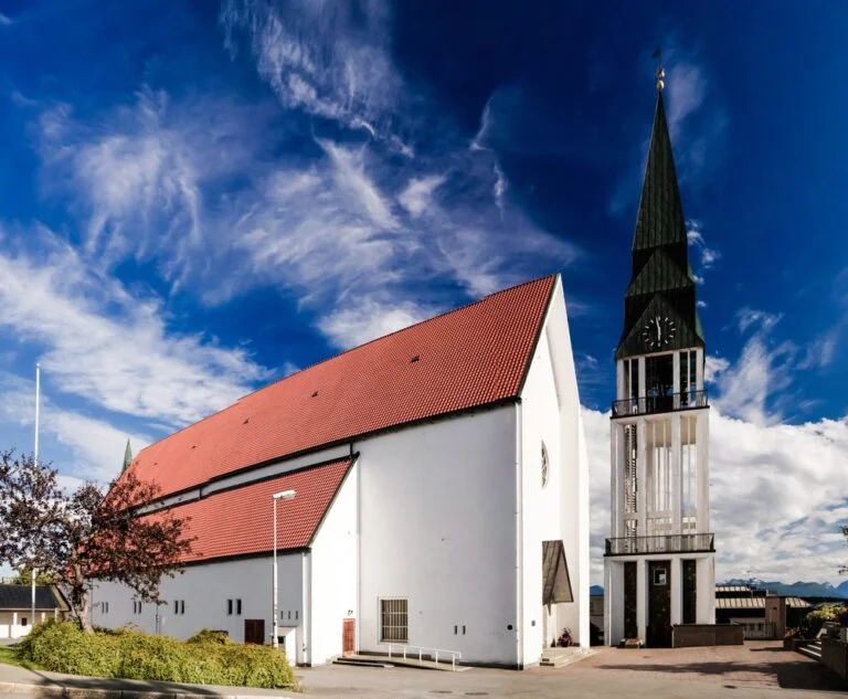 Exterior of Molde cathedral.