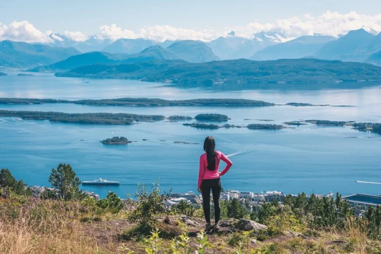 The Varden hike in Molde, Norway.