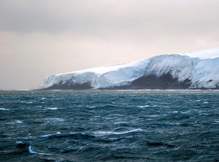 Bouvet island in the sub-Antarctic.