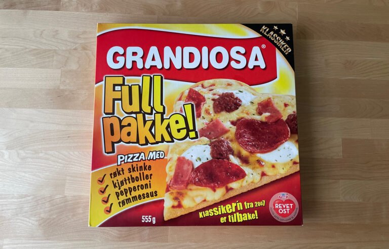 A new variety of Grandiosa pizza.