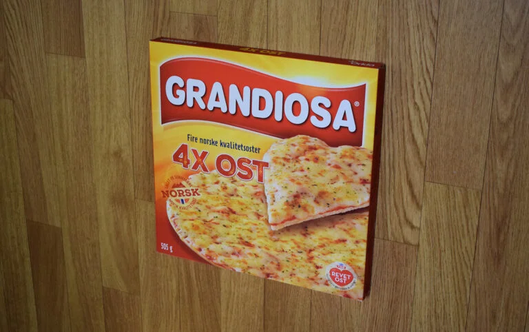 Grandiosa frozen pizza in Norway. Photo: SiljeAO / Shutterstock.com.