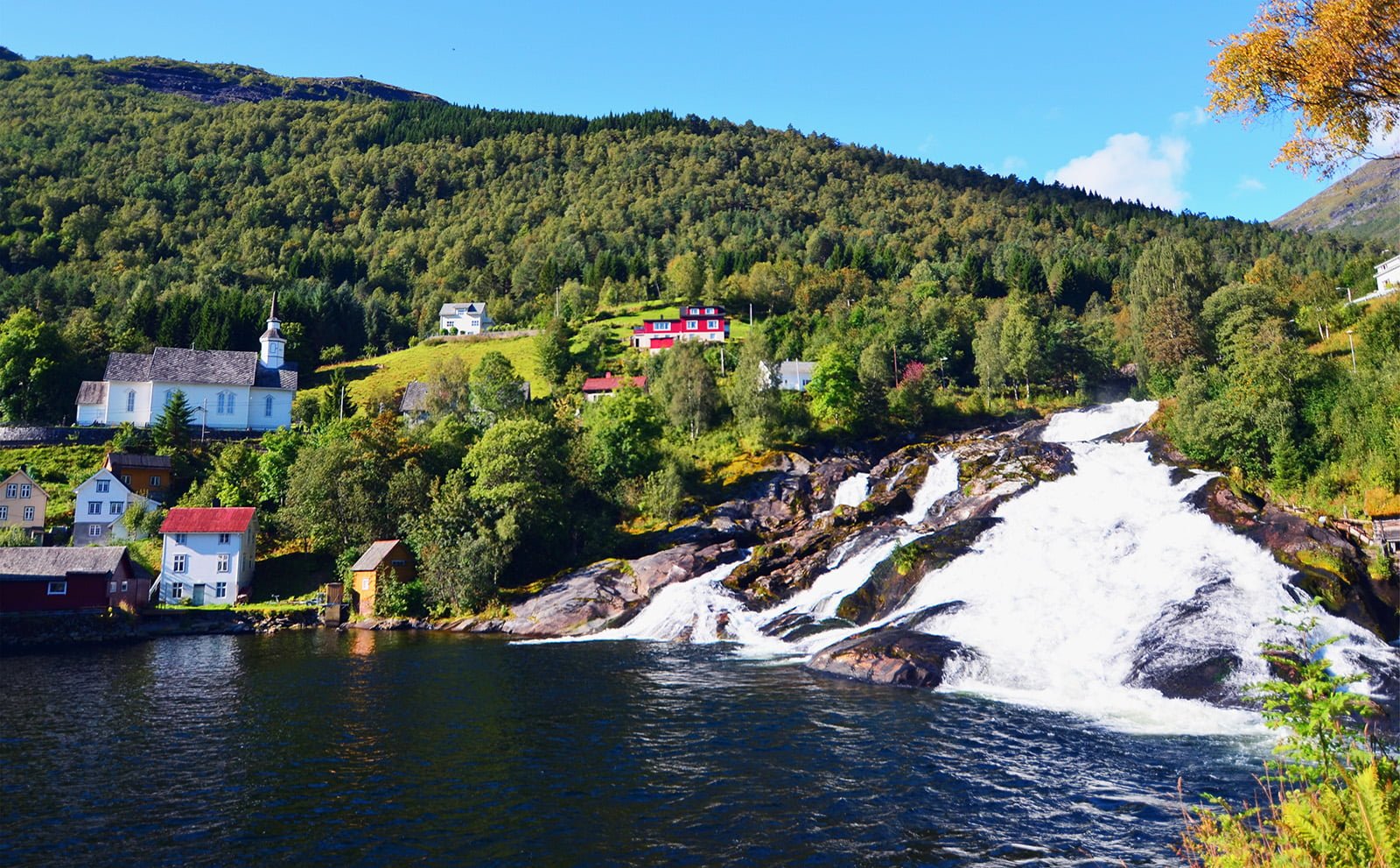 Hellesylt village in Norway
