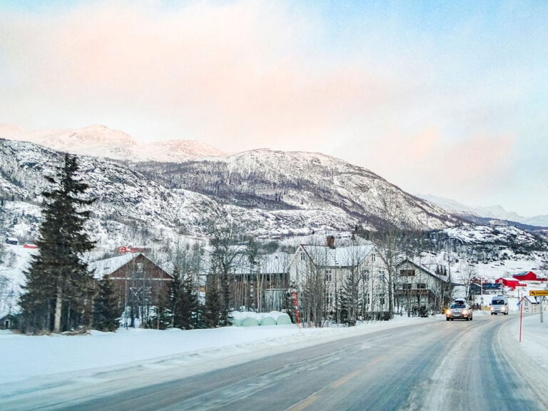 The centre of Hemsedal, Norway.