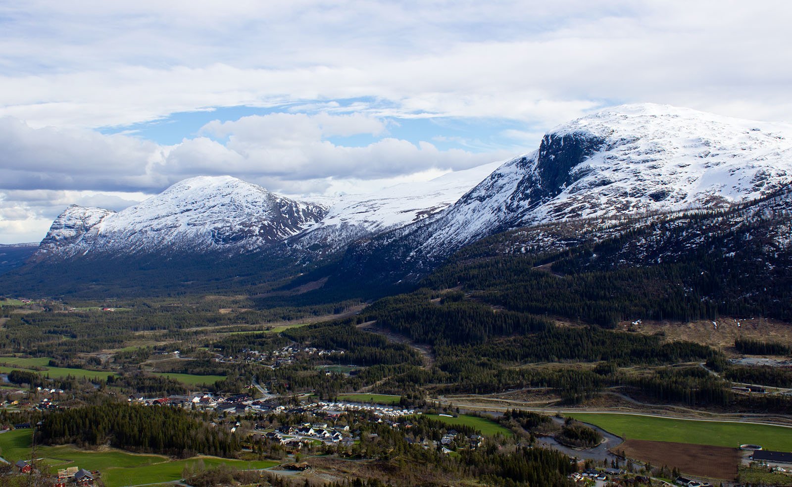 Hemsedal valley in Norway