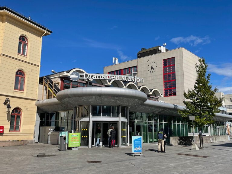 Drammen train station.