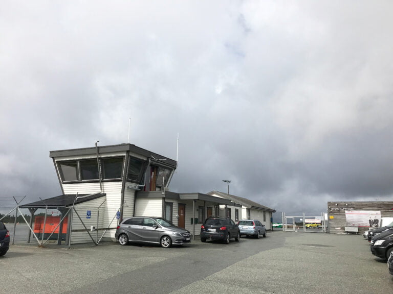 Stord airport terminal today.