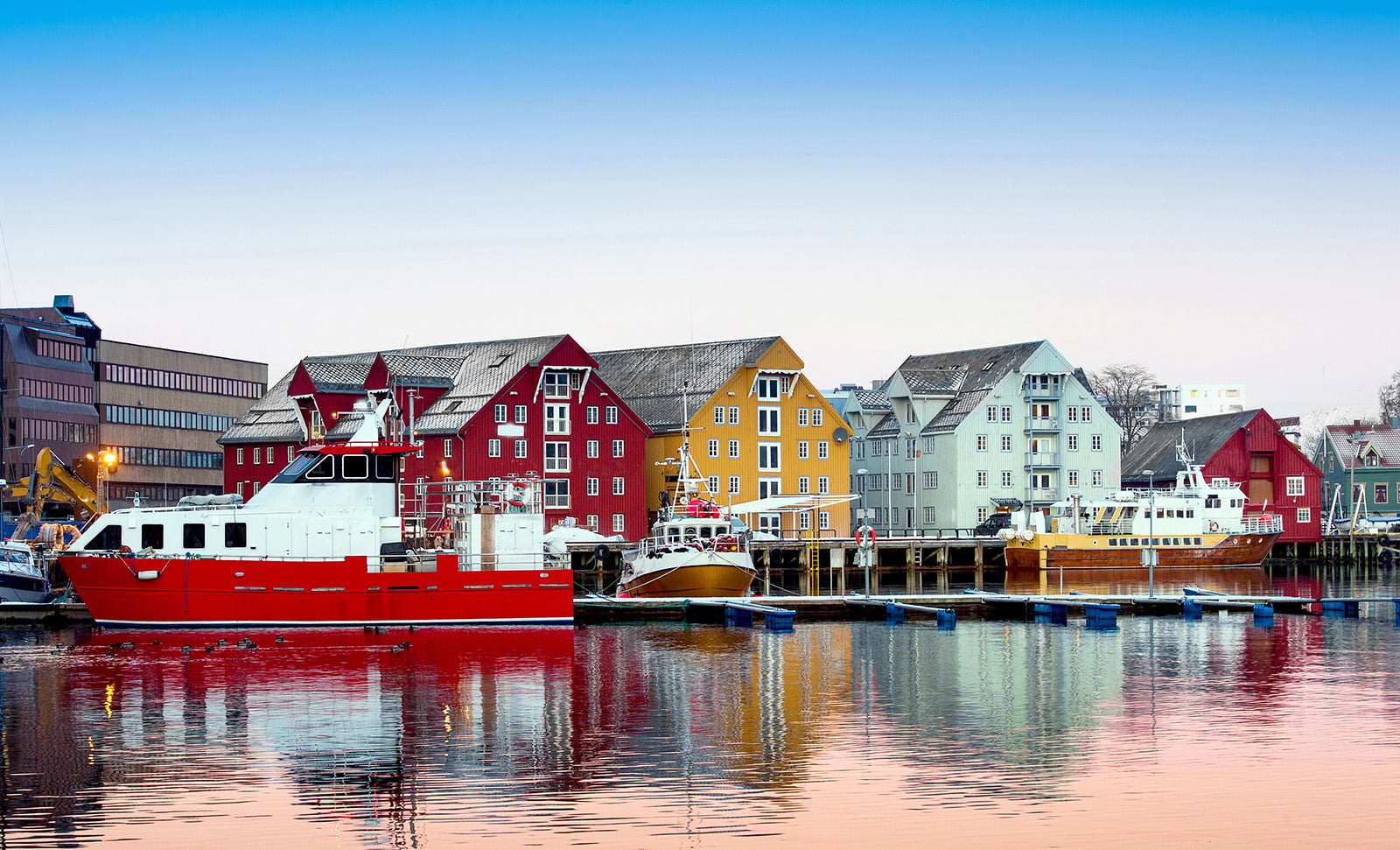 Evening light in Tromsø, Norway