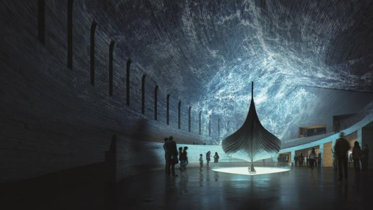Illustration of the new Museum of the Viking Age in Oslo, Norway. Photo: AART Architects.