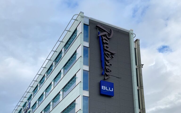 Radisson Blu hotel at Trondheim airport.