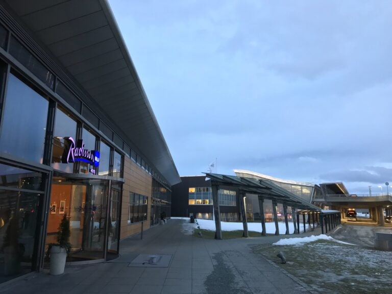 Radisson Blu Trondheim Airport hotel exterior.