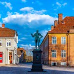 Gamle Fredrikstad old town square pin