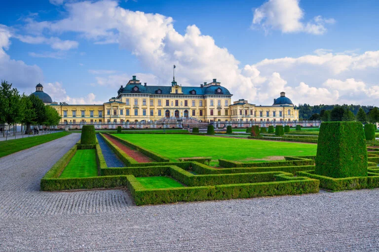 Drottningholm Palace is a UNESCO World Heritage Site in Sweden.