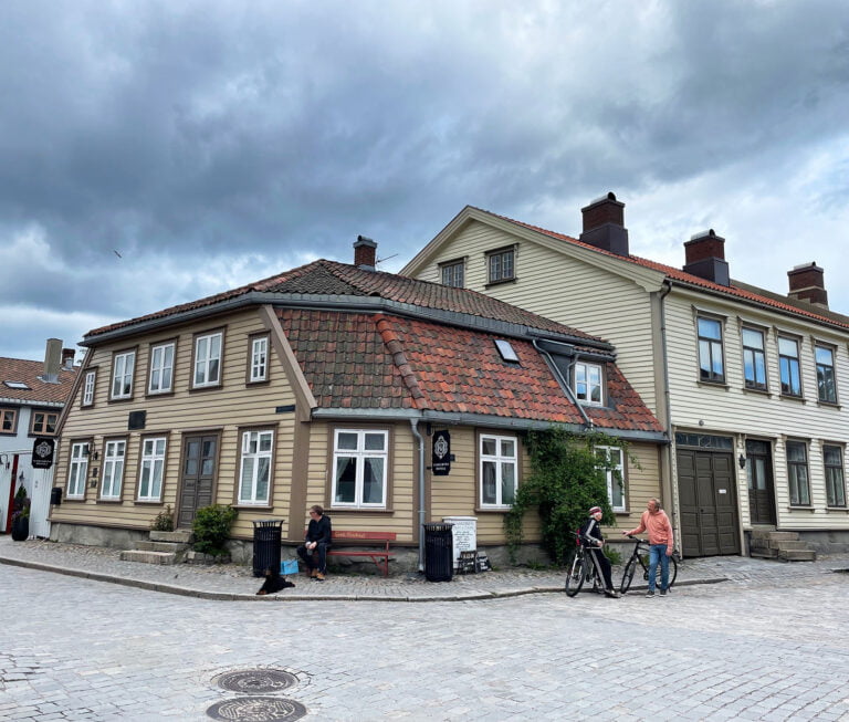 Street in Gamle Fredrikstad.