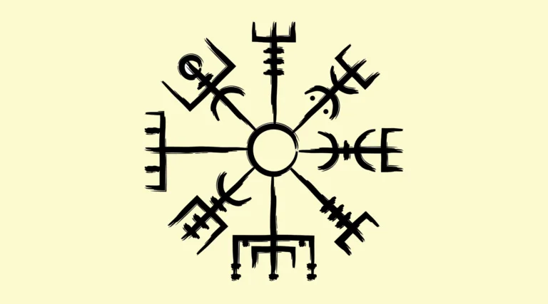 Viking compass symbol
