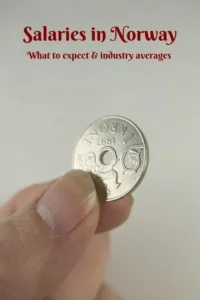 Average salaries in Norway pin