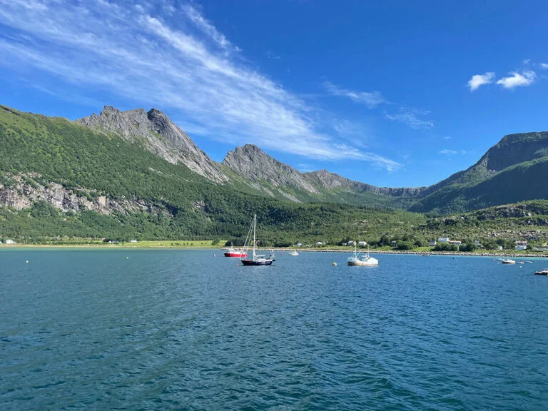 Express ferry view approaching Nordskot.