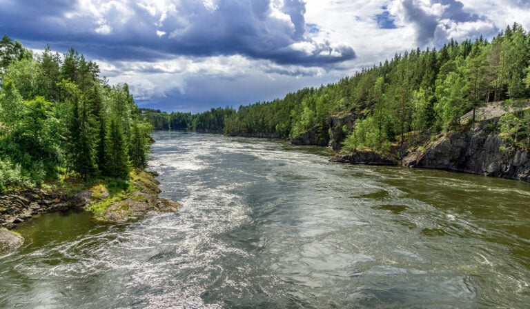 The River Glomma in Norway.