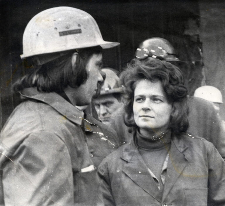 Gro Harlem Brundtland as Environment minister. Photo: Kraftmuseet - Norsk vasskraft- og industristadmuseum.