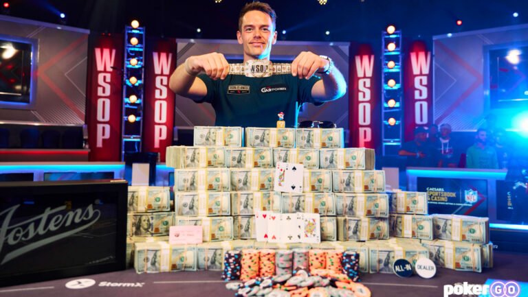 Norway's Espen Jørstad wins World Series of Poker. Photo: Poker GO.