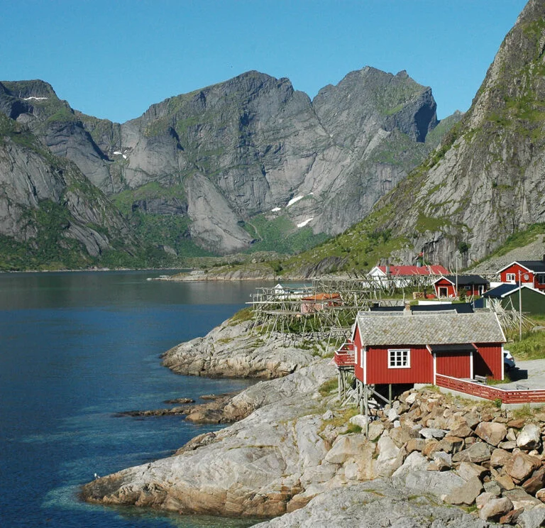 Waterfront cabin in Northern Norway.