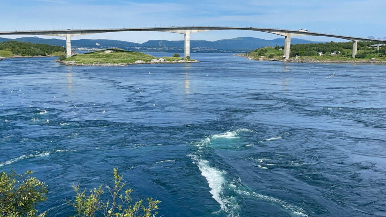 Saltstraumen bridge in Northern Norway.