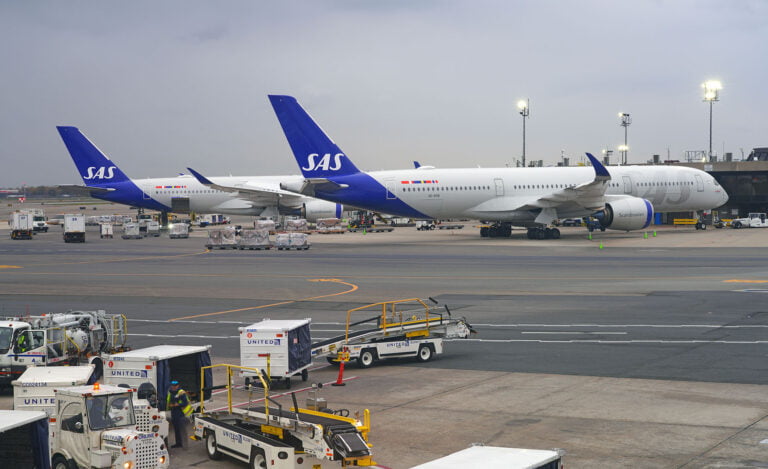 SAS planes at New York. Photo: EQRoy / Shutterstock.com.